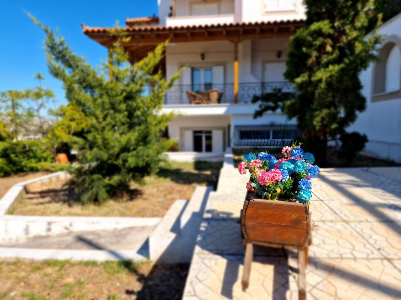 The Mirador Boutique Villa With Scenic Sea View Pórto Ráfti Buitenkant foto