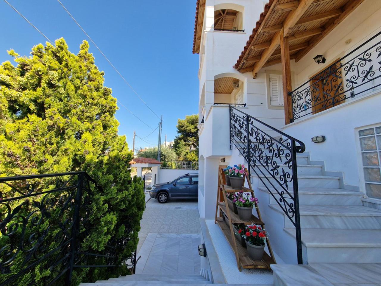 The Mirador Boutique Villa With Scenic Sea View Pórto Ráfti Buitenkant foto
