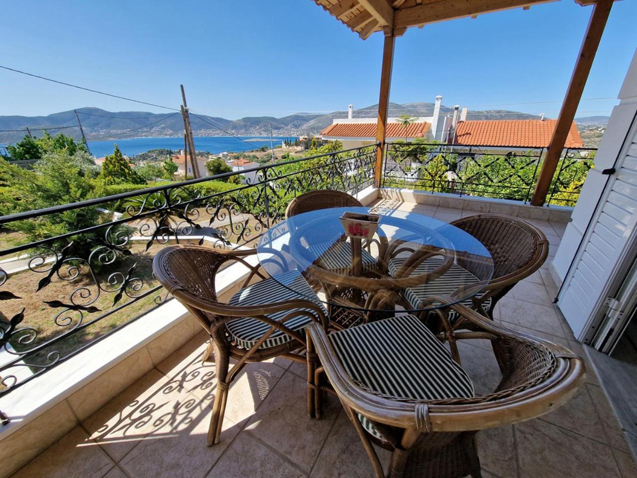 The Mirador Boutique Villa With Scenic Sea View Pórto Ráfti Buitenkant foto