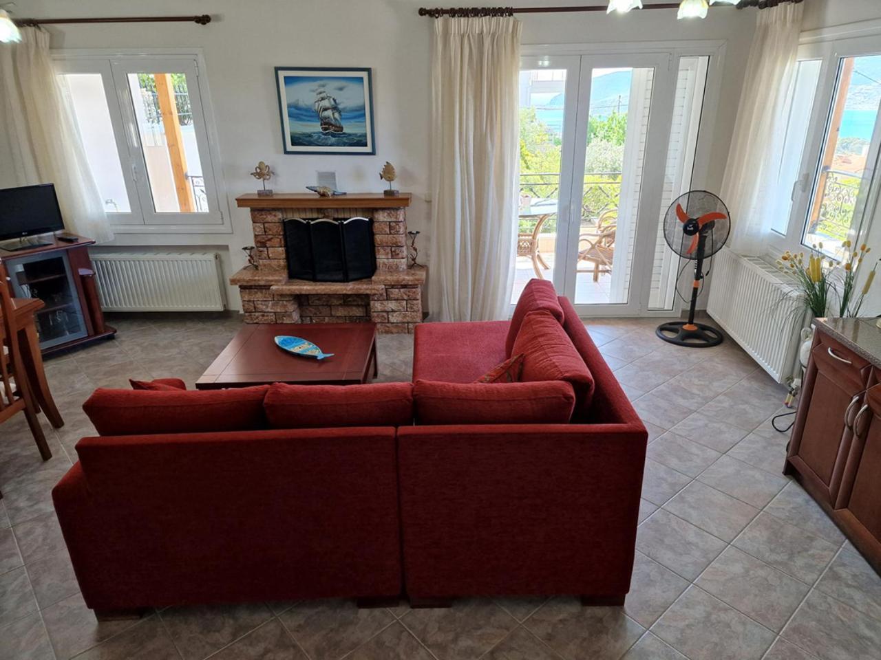 The Mirador Boutique Villa With Scenic Sea View Pórto Ráfti Buitenkant foto